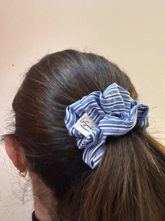SPEDIZIONE GRATUITA - Tris Scrunchies Azzurri