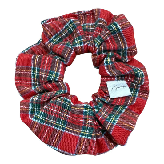 Scrunchies Scozzesi – Confezione da 2