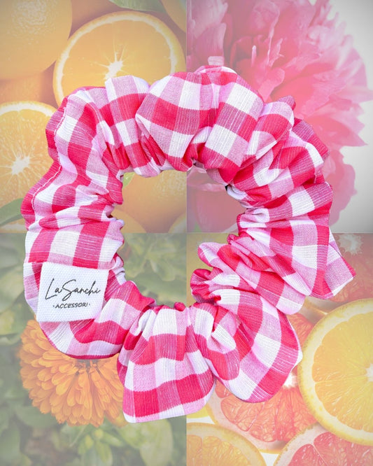 SPEDIZIONE GRATUITA - Tris Scrunchies Scacchi