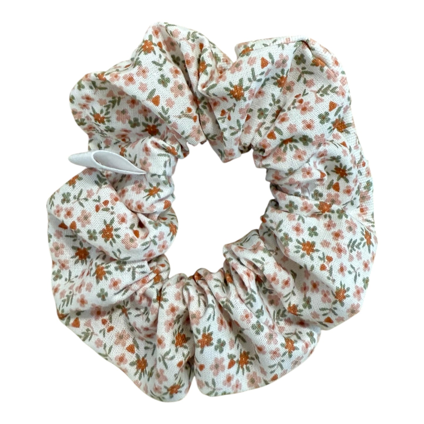 Scrunchie Floreale Beige