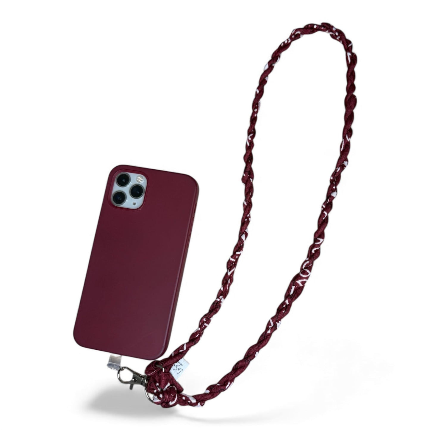 Cordino porta-cellulari in tessuto bandana