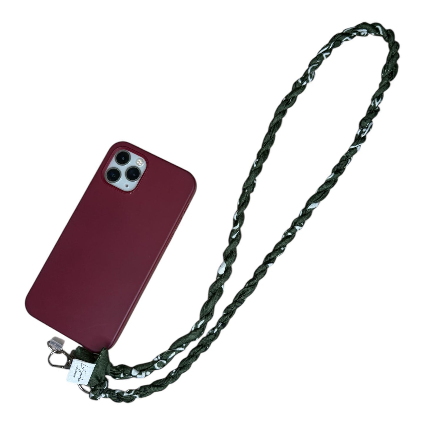 Cordino porta-cellulari in tessuto bandana