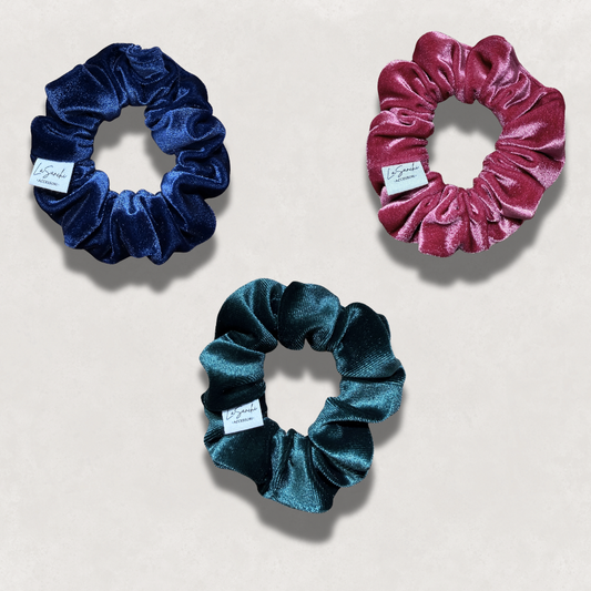 Confezione 3 Scrunchies in ciniglia SPEDIZIONE GRATUITA