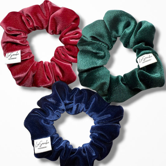 Confezione 3 Scrunchies in ciniglia SPEDIZIONE GRATUITA